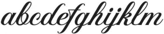 Afferiants Script Regular otf (400) Font LOWERCASE