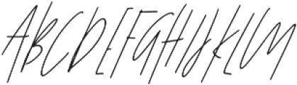 Affinity All Caps Italic ttf (400) Font UPPERCASE