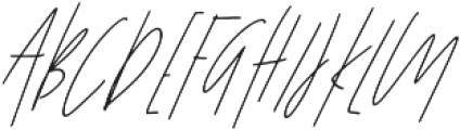 Affinity All Caps Italic ttf (400) Font LOWERCASE