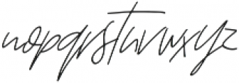Affinity Regular Italic ttf (400) Font LOWERCASE
