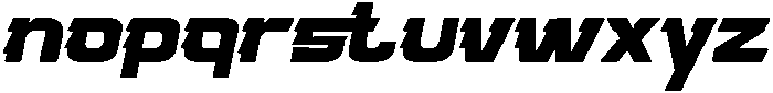 Afigre-Italic otf (400) Font LOWERCASE