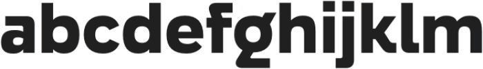 Afragus ExtraBold otf (700) Font LOWERCASE