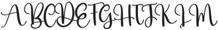 Afro Regular otf (400) Font UPPERCASE