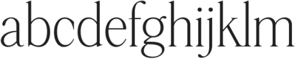 After Five Light otf (300) Font LOWERCASE