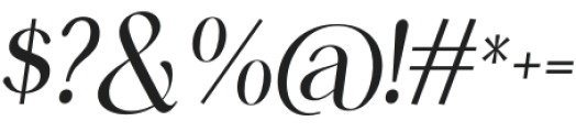 AfterMidnight-Italic otf (400) Font OTHER CHARS