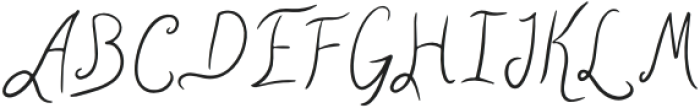 AfterRainbows-Regular otf (400) Font UPPERCASE