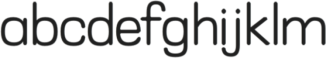 Afterglow ExtraLight otf (200) Font LOWERCASE