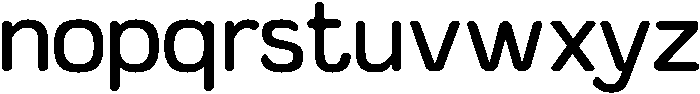 Afterglow Regular otf (400) Font LOWERCASE