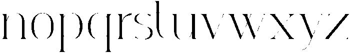 Afterglow otf (400) Font LOWERCASE