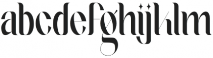 Afteris Moghu Condensed otf (400) Font LOWERCASE