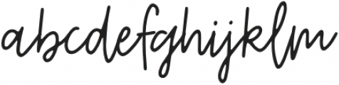 Afterlight Regular otf (300) Font LOWERCASE
