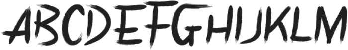 Afther Atthax Regular otf (400) Font LOWERCASE