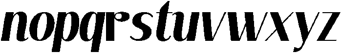 Aftonur Elegant Sans Serif Font regular Italic otf (400) Font LOWERCASE