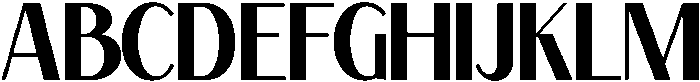 Aftonur Elegant Sans Serif Font regular otf (400) Font UPPERCASE