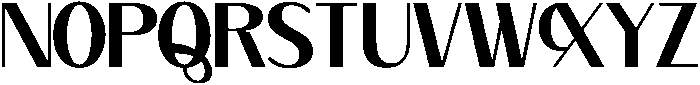 Aftonur Elegant Sans Serif Font regular otf (400) Font UPPERCASE