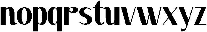Aftonur Elegant Sans Serif Font regular otf (400) Font LOWERCASE