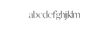 Afrah-Light.otf Font LOWERCASE