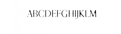 Afrah-Round.otf Font UPPERCASE