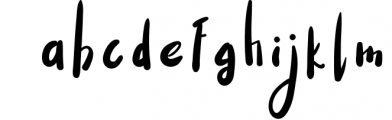 Afeiolla Typeface Font LOWERCASE
