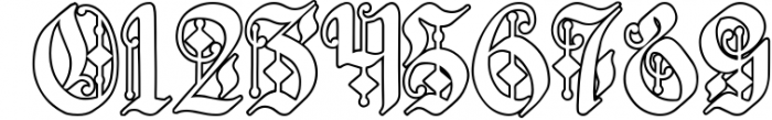 Afterkilly - New Blackletter 1 Font OTHER CHARS