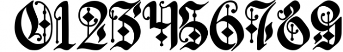 Afterkilly - New Blackletter Font OTHER CHARS