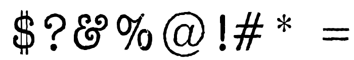 AFL Font pespaye nonmetric Font OTHER CHARS