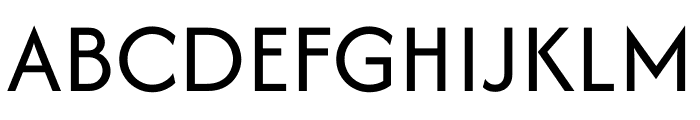 Afacad Flux Regular Font UPPERCASE
