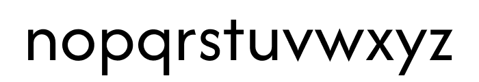 Afacad Flux Regular Font LOWERCASE