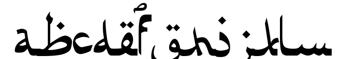 Afarat ibn Blady Font LOWERCASE