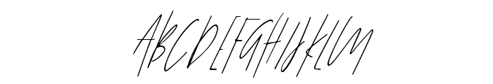 Affinity All Caps Italic Font UPPERCASE