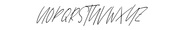 Affinity All Caps Italic Font UPPERCASE