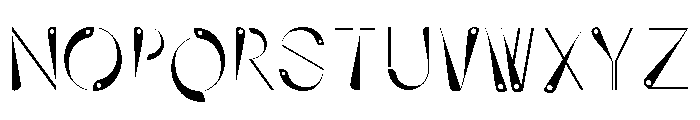 Affixed Font UPPERCASE