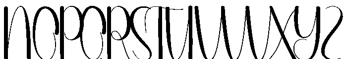 Afraid Font UPPERCASE