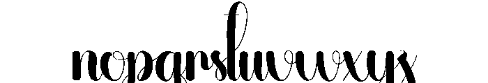 Afraid Font LOWERCASE