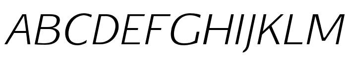 Aftasans-Italic Font UPPERCASE