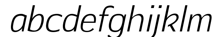 Aftasans-Italic Font LOWERCASE