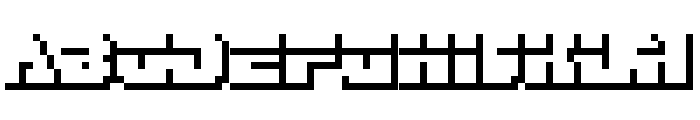 After Burner Neue Shadow Regular Font UPPERCASE