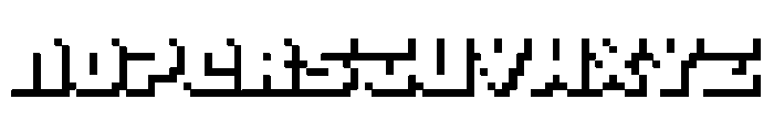 After Burner Neue Shadow Regular Font LOWERCASE