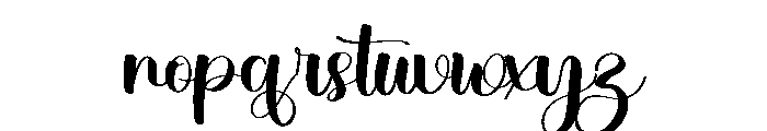 After Font LOWERCASE