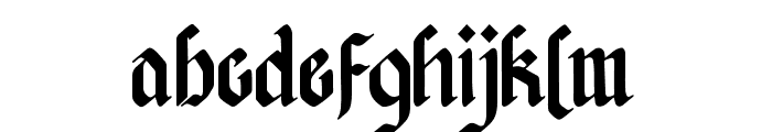 Afterkilly Font LOWERCASE