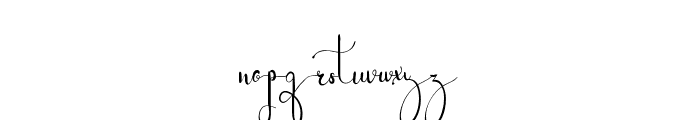 Aftermoon Demo Font LOWERCASE
