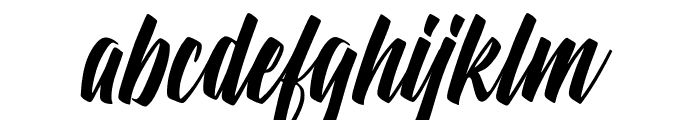 Aftershock Font LOWERCASE