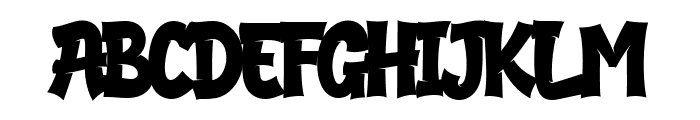 Aftershocks Demo Font LOWERCASE