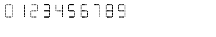 AF-LED7 Seg-dots1 Regular Font OTHER CHARS