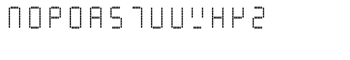 AF-LED7 Seg-dots1 Regular Font UPPERCASE