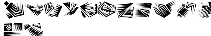 Afro Bats Regular Font UPPERCASE