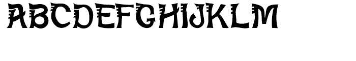 Afroflare Regular Font UPPERCASE