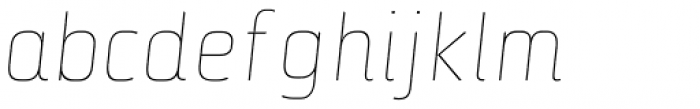 AF Diwa ExtraLight Italic Font LOWERCASE