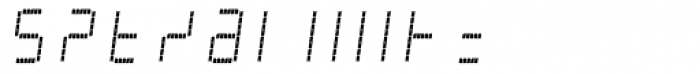 AF-LED7 Seg-dots2 Font OTHER CHARS