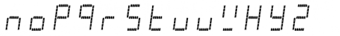 AF-LED7 Seg-dots2 Font LOWERCASE